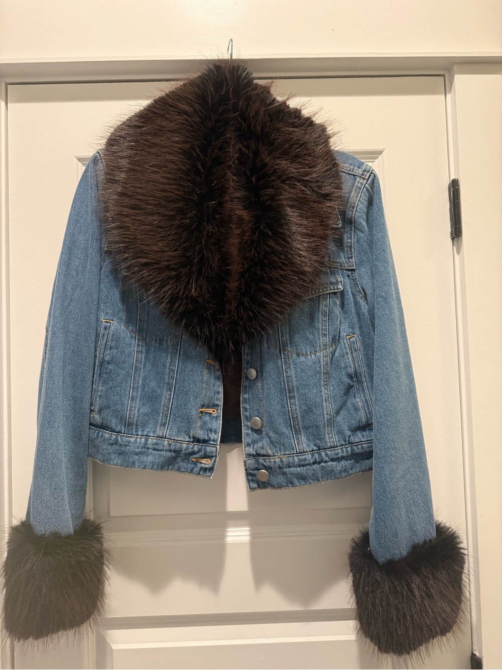 NWT Stunning Avec Les Filles Faux-Fur Trim Jacket - Picture 6 of 6